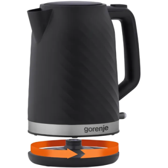 Gorenje | Kettle | K17SPB | Electric | 2200 W | 1.7 L | 360 rotational base | Plastic | Black