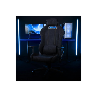 Arozzi Torretta Soft Fabric | Gaming Chair | Metal/Reinforced nylon | Pure Black Arozzi Torretta Soft Fabric | Gaming Chair | Metal/Reinforced nylon | Pure Black