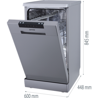 Gorenje Dishwasher | GS522E10S | Built under | Width 44.8 cm | Number of place settings 10 | Number of programs 6 | Energy effic Gorenje Dishwasher | GS522E10S | Built under | Width 44.8 cm | Number of place settings 10 | Number of programs 6 | Energy effic