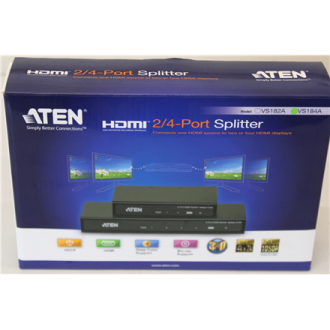 SALE OUT. Aten VS184A 4-Port 4K HDMI Splitter | SALE OUT. Aten | 4-Port 4K HDMI Splitter | VS184A | Warranty 24 month(s) | UNPAC SALE OUT. Aten VS184A 4-Port 4K HDMI Splitter | SALE OUT. Aten | 4-Port 4K HDMI Splitter | VS184A | Warranty 24 month(s) | UNPAC