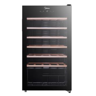 Midea Wine Cooler | MDRW150FGG22W | Energy efficiency class Class G | Free standing | Bottles capacity 34 | Black Midea Wine Cooler | MDRW150FGG22W | Energy efficiency class Class G | Free standing | Bottles capacity 34 | Black