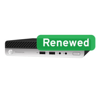 HP Renewed Grade A | ProDesk 400 G4 | Intel Core i3 | i3-8100T | 8 GB | SSD | 128 GB | Intel UHD Graphics 630 | Windows 11 Pro HP Renewed Grade A | ProDesk 400 G4 | Intel Core i3 | i3-8100T | 8 GB | SSD | 128 GB | Intel UHD Graphics 630 | Windows 11 Pro