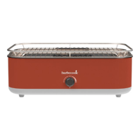Barbecook BC-ELE-1001 | Electric Grill E-Carlo | Table | 2500 W | Red