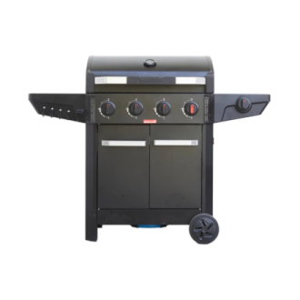 Barbecook Gas Barbecue Luca 412 with Cabinet and Sideburner, 145.4 x 60.3 x 112.3 cm | BC-GAS-3100 Barbecook Gas Barbecue Luca 412 with Cabinet and Sideburner, 145.4 x 60.3 x 112.3 cm | BC-GAS-3100