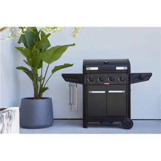 Barbecook Gas Barbecue Luca 412 with Cabinet and Sideburner, 145.4 x 60.3 x 112.3 cm | BC-GAS-3100 Barbecook Gas Barbecue Luca 412 with Cabinet and Sideburner, 145.4 x 60.3 x 112.3 cm | BC-GAS-3100