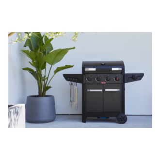 Barbecook Gas Barbecue Luca 412 with Cabinet and Sideburner, 145.4 x 60.3 x 112.3 cm | BC-GAS-3100 Barbecook Gas Barbecue Luca 412 with Cabinet and Sideburner, 145.4 x 60.3 x 112.3 cm | BC-GAS-3100