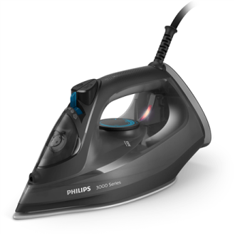 Philips Steam iron | DST3041/80 3000 series | Steam Iron | 2600 W | Continuous steam 40 g/min | Water tank capacity 300 ml | Bla Philips Steam iron | DST3041/80 3000 series | Steam Iron | 2600 W | Continuous steam 40 g/min | Water tank capacity 300 ml | Bla