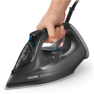 Philips Steam iron | DST3041/80 3000 series | Steam Iron | 2600 W | Continuous steam 40 g/min | Water tank capacity 300 ml | Bla Philips Steam iron | DST3041/80 3000 series | Steam Iron | 2600 W | Continuous steam 40 g/min | Water tank capacity 300 ml | Bla