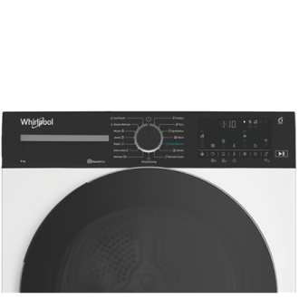 Whirlpool Dryer Machine | WP B8X WBS EE | Energy efficiency class B | Front loading | 8 kg | Digital | Depth 67.4 cm | White | S Whirlpool Dryer Machine | WP B8X WBS EE | Energy efficiency class B | Front loading | 8 kg | Digital | Depth 67.4 cm | White | S