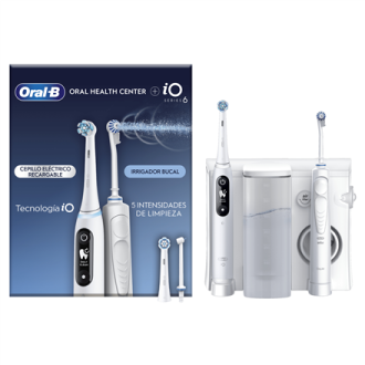 Oral-B Electric Toothbrush | iO6 & OxyJet | Rechargeable | For adults | Number of brush heads included 2 | Number of teeth brush Oral-B Electric Toothbrush | iO6 & OxyJet | Rechargeable | For adults | Number of brush heads included 2 | Number of teeth brush