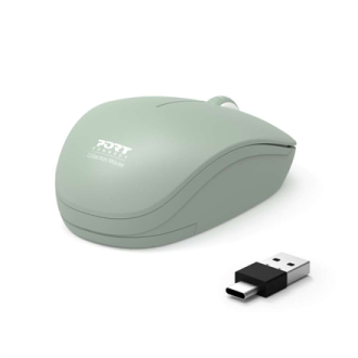 PORT CONNECT Mouse | Collection II | Wireless | 2.4 GHz | Vert Olive PORT CONNECT Mouse | Collection II | Wireless | 2.4 GHz | Vert Olive