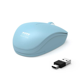 PORT CONNECT Mouse | Collection II | Wireless | 2.4 GHz | Pastel Blue PORT CONNECT Mouse | Collection II | Wireless | 2.4 GHz | Pastel Blue