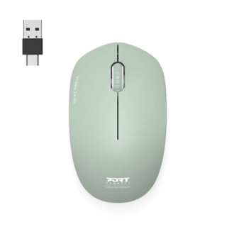 PORT CONNECT Mouse | Collection II | Wireless | 2.4 GHz | Vert Olive PORT CONNECT Mouse | Collection II | Wireless | 2.4 GHz | Vert Olive