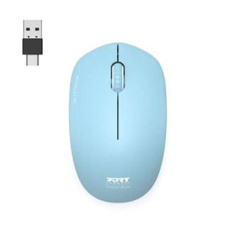 PORT CONNECT Mouse | Collection II | Wireless | 2.4 GHz | Pastel Blue PORT CONNECT Mouse | Collection II | Wireless | 2.4 GHz | Pastel Blue