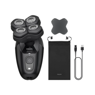 Philips Head Shaver | Pro 5000 Series HS5980/15 | Operating time (max) 60 min | Wet & Dry | Lithium | Deep Black Philips Head Shaver | Pro 5000 Series HS5980/15 | Operating time (max) 60 min | Wet & Dry | Lithium | Deep Black