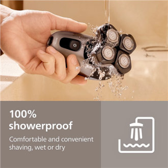 Philips Head Shaver | Pro 5000 Series HS5980/15 | Operating time (max) 60 min | Wet & Dry | Lithium | Deep Black Philips Head Shaver | Pro 5000 Series HS5980/15 | Operating time (max) 60 min | Wet & Dry | Lithium | Deep Black