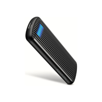 AXAGON USB-C 10Gbps M.2 NVMe SSD Enclosure, Screwless, RIBBED Aluminum | EEM2-SC AXAGON USB-C 10Gbps M.2 NVMe SSD Enclosure, Screwless, RIBBED Aluminum | EEM2-SC