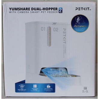 SALE OUT. Petkit P591 2 (D4SH-2) YumShare Dual-Hopper 2 Feeder with camera | PETKIT YumShare Dual-hopper 2 Automatic Feeder with SALE OUT. Petkit P591 2 (D4SH-2) YumShare Dual-Hopper 2 Feeder with camera | PETKIT YumShare Dual-hopper 2 Automatic Feeder with
