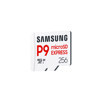 Samsung P9 Express | MicroSD Card | 256 GB | microSDXC | Flash memory class U3, V30, A1 Samsung P9 Express | MicroSD Card | 256 GB | microSDXC | Flash memory class U3, V30, A1