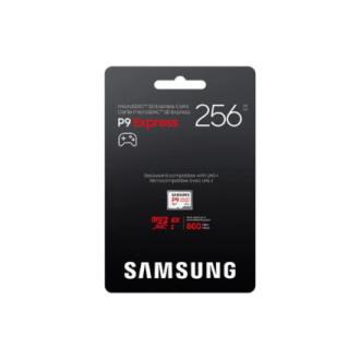Samsung P9 Express | MicroSD Card | 256 GB | microSDXC | Flash memory class U3, V30, A1 Samsung P9 Express | MicroSD Card | 256 GB | microSDXC | Flash memory class U3, V30, A1
