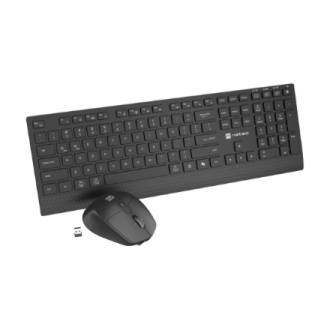 Natec Keyboard and Mouse | Stringray 2 | Keyboard and Mouse Set | Wireless | US | Black Natec Keyboard and Mouse | Stringray 2 | Keyboard and Mouse Set | Wireless | US | Black
