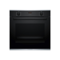 Bosch Oven | HBA2340B0 | 71 L | Electric | Hydrolytic | Knobs | Convection | Height 59.5 cm | Width 59.4 cm | Black