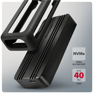 AXAGON USB-C 40Gbps external enclosure for M.2 NVMe SSD | EEM2-40G AXAGON USB-C 40Gbps external enclosure for M.2 NVMe SSD | EEM2-40G
