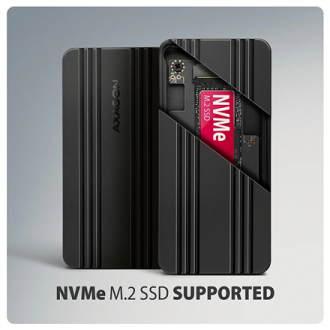 AXAGON USB-C 40Gbps external enclosure for M.2 NVMe SSD | EEM2-40G AXAGON USB-C 40Gbps external enclosure for M.2 NVMe SSD | EEM2-40G