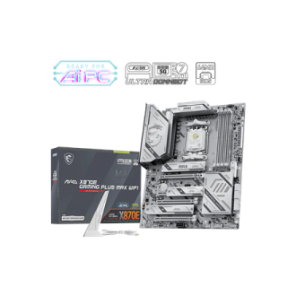 MSI MAG X870E GAMING PLUS MAX WIFI | Processor family AMD | Processor socket AM5 | DDR5 | Supported hard disk drive interfaces S