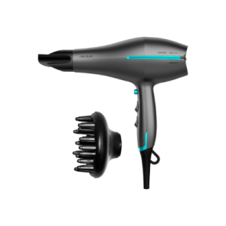 Cecotec Hair dryer | IoniCare 5300 Maxi Aura Black | 2200 W | Number of temperature settings 3 | Ionic function | Black/Grey | D Cecotec Hair dryer | IoniCare 5300 Maxi Aura Black | 2200 W | Number of temperature settings 3 | Ionic function | Black/Grey | D