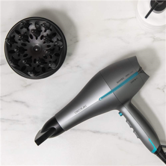 Cecotec Hair dryer | IoniCare 5300 Maxi Aura Black | 2200 W | Number of temperature settings 3 | Ionic function | Black/Grey | D Cecotec Hair dryer | IoniCare 5300 Maxi Aura Black | 2200 W | Number of temperature settings 3 | Ionic function | Black/Grey | D
