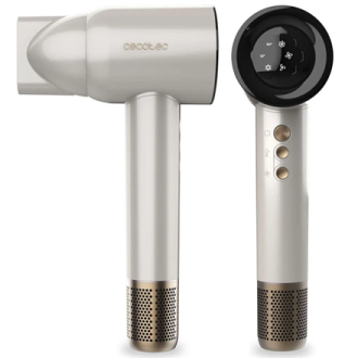 Cecotec Hair dryer | DryGlam Waves Champagne | 1600 W | Number of temperature settings 3 | Ionic function | Champagne | Diffuser Cecotec Hair dryer | DryGlam Waves Champagne | 1600 W | Number of temperature settings 3 | Ionic function | Champagne | Diffuser