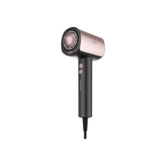 Cecotec Hair dryer | DryGlam Nano Plasma | 1600 W | Number of temperature settings 3 | Ionic function | Black/Rose Gold | Diffus Cecotec Hair dryer | DryGlam Nano Plasma | 1600 W | Number of temperature settings 3 | Ionic function | Black/Rose Gold | Diffus