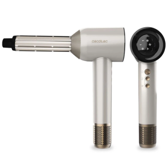 Cecotec Hair dryer | DryGlam Waves Champagne | 1600 W | Number of temperature settings 3 | Ionic function | Champagne | Diffuser Cecotec Hair dryer | DryGlam Waves Champagne | 1600 W | Number of temperature settings 3 | Ionic function | Champagne | Diffuser