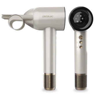 Cecotec Hair dryer | DryGlam Waves Champagne | 1600 W | Number of temperature settings 3 | Ionic function | Champagne | Diffuser Cecotec Hair dryer | DryGlam Waves Champagne | 1600 W | Number of temperature settings 3 | Ionic function | Champagne | Diffuser