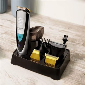Cecotec Trimmer | PrecisionCare Pro 5-in-1 | Cordless | Wet & Dry | Number of length steps 13 | Black/Silver Cecotec Trimmer | PrecisionCare Pro 5-in-1 | Cordless | Wet & Dry | Number of length steps 13 | Black/Silver