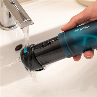 Cecotec Oral Irrigator | ToothCare Jet Splash | 150 ml | Black/Blue | Number of heads 2 Cecotec Oral Irrigator | ToothCare Jet Splash | 150 ml | Black/Blue | Number of heads 2