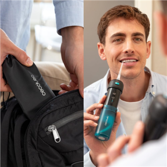Cecotec Oral Irrigator | ToothCare Jet Splash | 150 ml | Black/Blue | Number of heads 2 Cecotec Oral Irrigator | ToothCare Jet Splash | 150 ml | Black/Blue | Number of heads 2
