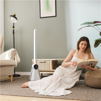 Cecotec EnergySilence 9890 Skyline Bladeless | Tower Fan | Stand Fan | 50 W | Diameter 23 cm | Number of speeds 3 | Oscillation Cecotec EnergySilence 9890 Skyline Bladeless | Tower Fan | Stand Fan | 50 W | Diameter 23 cm | Number of speeds 3 | Oscillation