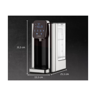 Caso HW 666 Inox | Turbo Hot Water Dispenser | Electric | 2200-2600 W | 2.7 L | Plastic/Stainless Steel | Stainless steel/Black Caso HW 666 Inox | Turbo Hot Water Dispenser | Electric | 2200-2600 W | 2.7 L | Plastic/Stainless Steel | Stainless steel/Black