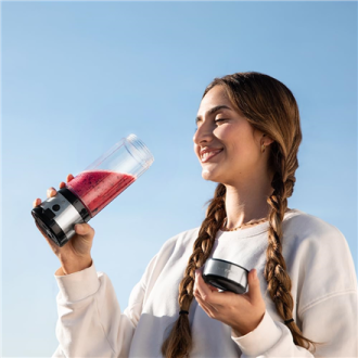 Cecotec Smoothie Blender | WanderlustMix USB | Portable | 126 W | Jar capacity 0.4 L | Ice crushing | Inox Cecotec Smoothie Blender | WanderlustMix USB | Portable | 126 W | Jar capacity 0.4 L | Ice crushing | Inox