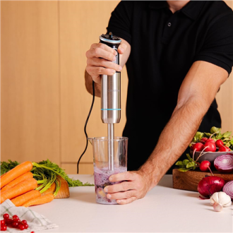 Cecotec Hand blender | Power Neutron 1100MAX Cream&Crush | Hand Blender | 1100 W | Number of speeds Adjustable | Turbo mode | Ch Cecotec Hand blender | Power Neutron 1100MAX Cream&Crush | Hand Blender | 1100 W | Number of speeds Adjustable | Turbo mode | Ch