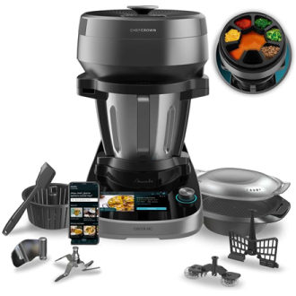 Cecotec Mambo CooKing Victory | Multifunctional Robot | 1700 W | Number of speeds 19 | Bowl capacity 4.5 L | Black/Grey Cecotec Mambo CooKing Victory | Multifunctional Robot | 1700 W | Number of speeds 19 | Bowl capacity 4.5 L | Black/Grey