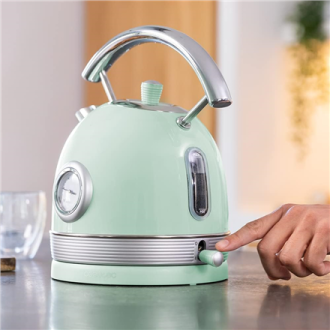 Cecotec Kettle | ThermoSense 420 Vintage | 2200 W | Electric | 1.8 L | Stainless steel | 360 rotational base | Light Green Cecotec Kettle | ThermoSense 420 Vintage | 2200 W | Electric | 1.8 L | Stainless steel | 360 rotational base | Light Green