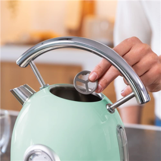 Cecotec Kettle | ThermoSense 420 Vintage | 2200 W | Electric | 1.8 L | Stainless steel | 360 rotational base | Light Green Cecotec Kettle | ThermoSense 420 Vintage | 2200 W | Electric | 1.8 L | Stainless steel | 360 rotational base | Light Green