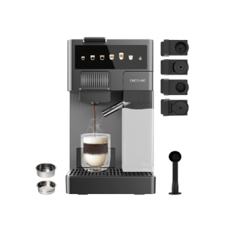 Cecotec Coffee machine | FreeStyle Latte T | Pump pressure 20 bar | Built-in milk frother | Automatic | Grey | 1350 W Cecotec Coffee machine | FreeStyle Latte T | Pump pressure 20 bar | Built-in milk frother | Automatic | Grey | 1350 W
