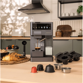 Cecotec Coffee machine | FreeStyle Latte T | Pump pressure 20 bar | Built-in milk frother | Automatic | Grey | 1350 W Cecotec Coffee machine | FreeStyle Latte T | Pump pressure 20 bar | Built-in milk frother | Automatic | Grey | 1350 W