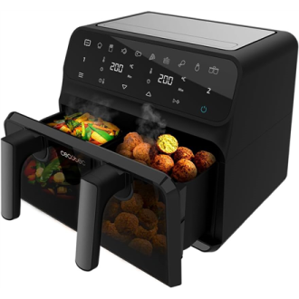 Cecotec Double hot air fryer | Cecofry Advance 9000 Window | Power 2200 W | Capacity 9 L | Black Cecotec Double hot air fryer | Cecofry Advance 9000 Window | Power 2200 W | Capacity 9 L | Black