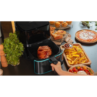 Cecotec Hot air fryer | Cecofry Full InoxBlack 5500 Pro | Power 1700 W | Capacity 5.5 L | Black inox/Black Cecotec Hot air fryer | Cecofry Full InoxBlack 5500 Pro | Power 1700 W | Capacity 5.5 L | Black inox/Black