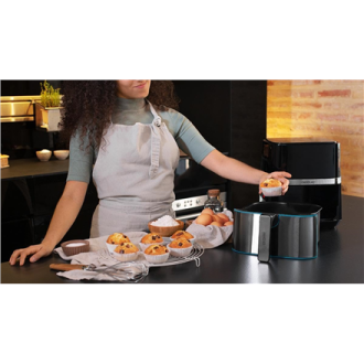 Cecotec Hot air fryer | Cecofry Full InoxBlack 5500 Pro | Power 1700 W | Capacity 5.5 L | Black inox/Black Cecotec Hot air fryer | Cecofry Full InoxBlack 5500 Pro | Power 1700 W | Capacity 5.5 L | Black inox/Black